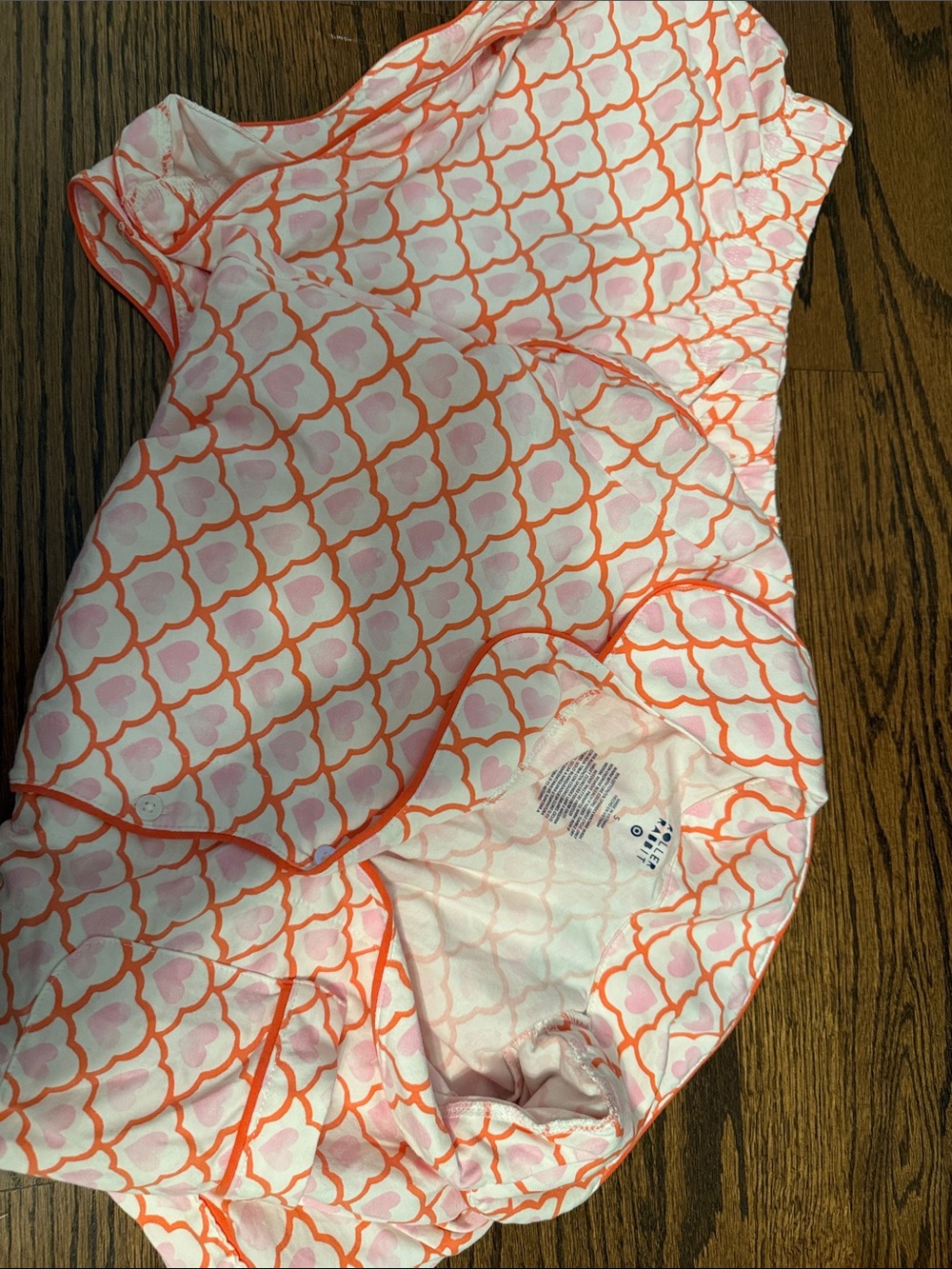 Roller Rabbit Target Collab Sleeveless Pink & Coral Heart Pattern Sundress